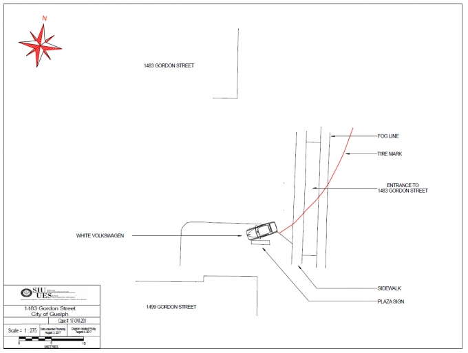 Scene diagram of case # 17-OVI-201