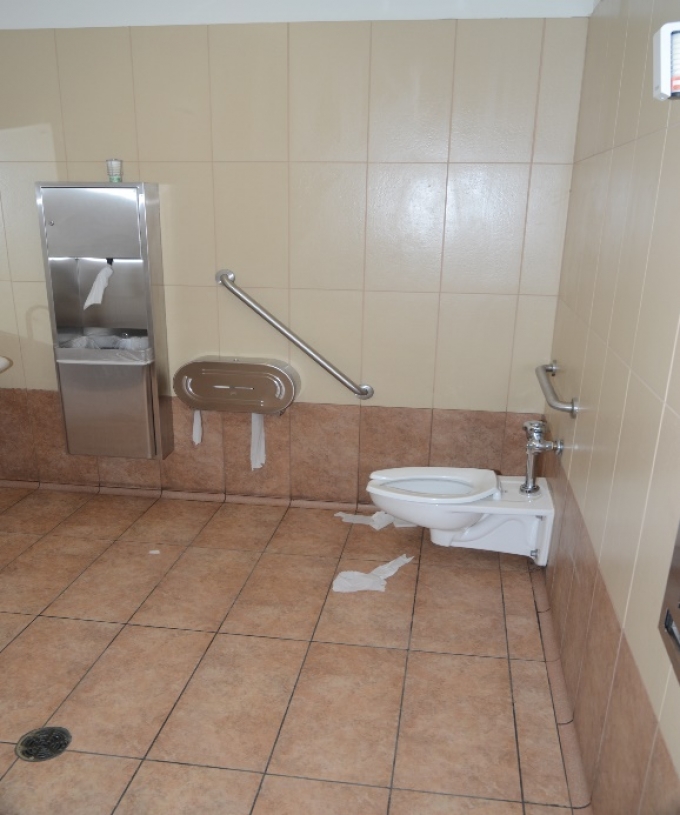 Interior of Family Washroom