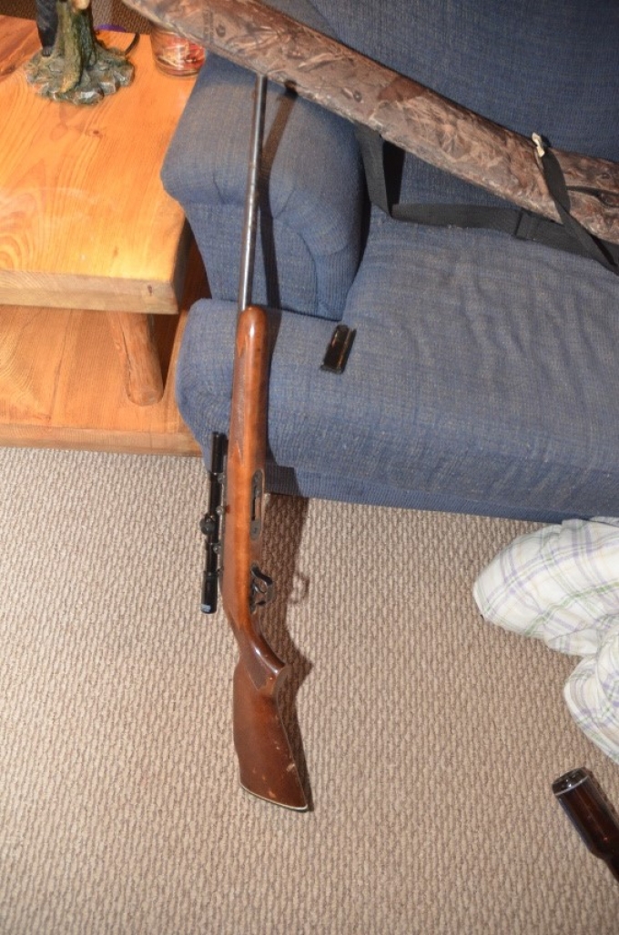 The firearm found in the possession of the Complainant