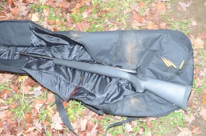 The Complainant’s firearm.