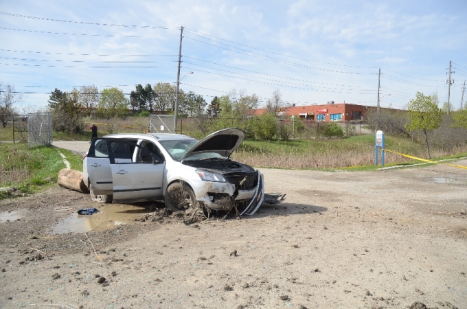 Le véhicule Traverse une fois immobilisé.