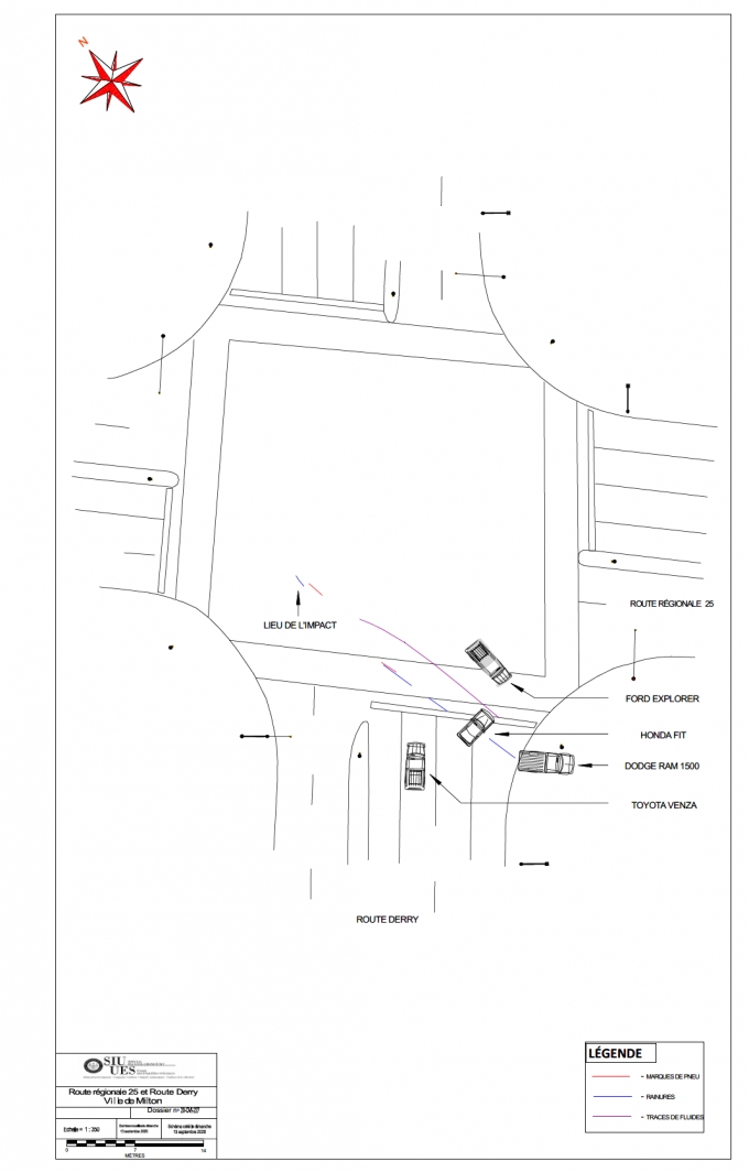 Schéma des lieux