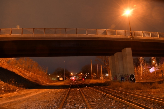 Figure 1 &ndash; Les lieux (pont d&rsquo;&eacute;tagement de l&rsquo;avenue Ferguson Nord)