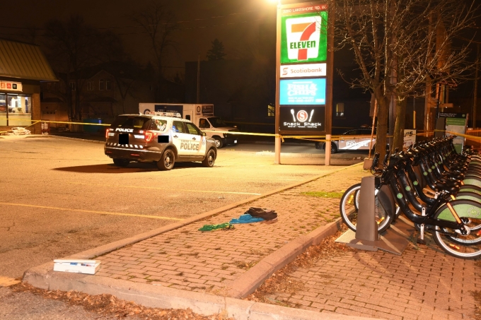 Figure 1 – Les lieux où les coups de feu ont été tirés, à Etobicoke.