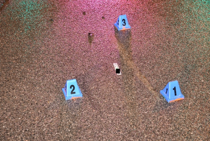Figure 2 - The gouge mark in the intersection.