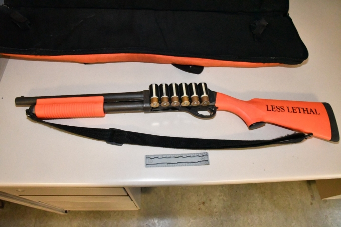 Photo de l’arme à feu à létalité atténuée de l’AI
