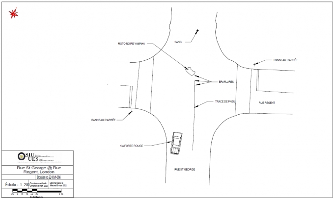 Sch&eacute;ma des lieux