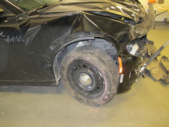 Figure 1 – Photo of the SO’s vehicle (frontal damage)