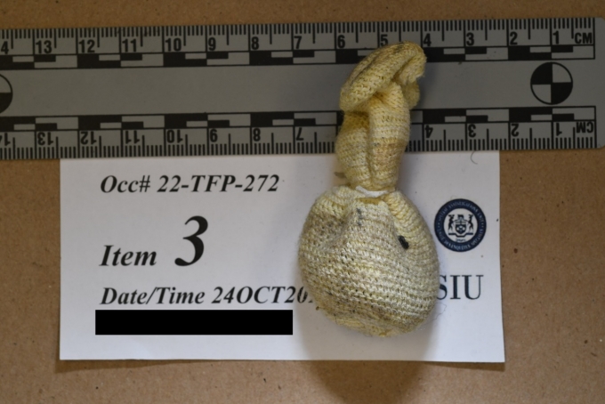 Figure 2 – Projectile de fusil à létalité atténuée