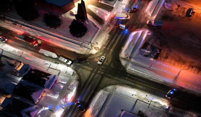 Figure 1 –Aerial photograph of the scene