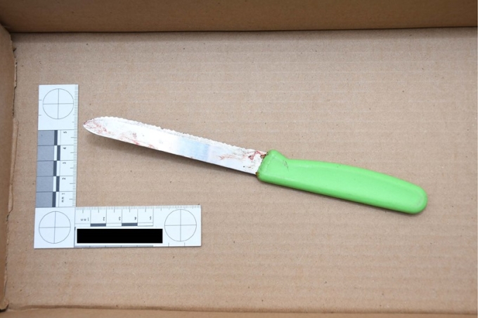 Figure 4 - Couteau du plaignant