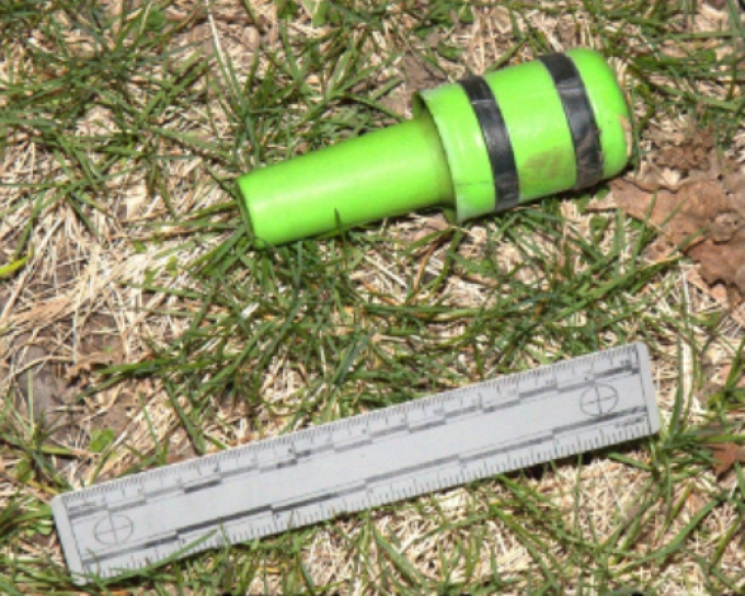 Figure 3 - Discharged ARWEN round