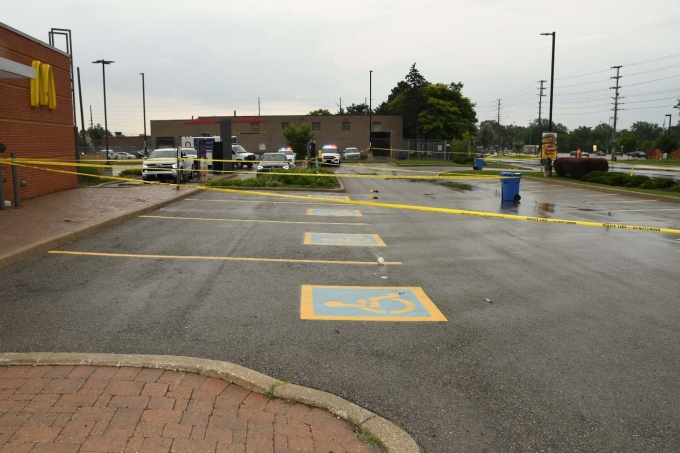 Figure 1 - Parking lot of the McDonald’s