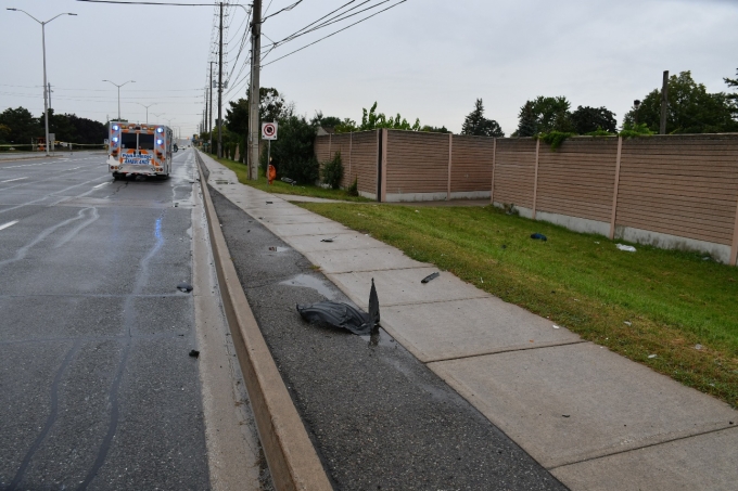 Figure 1 – Scene of bicycle collision