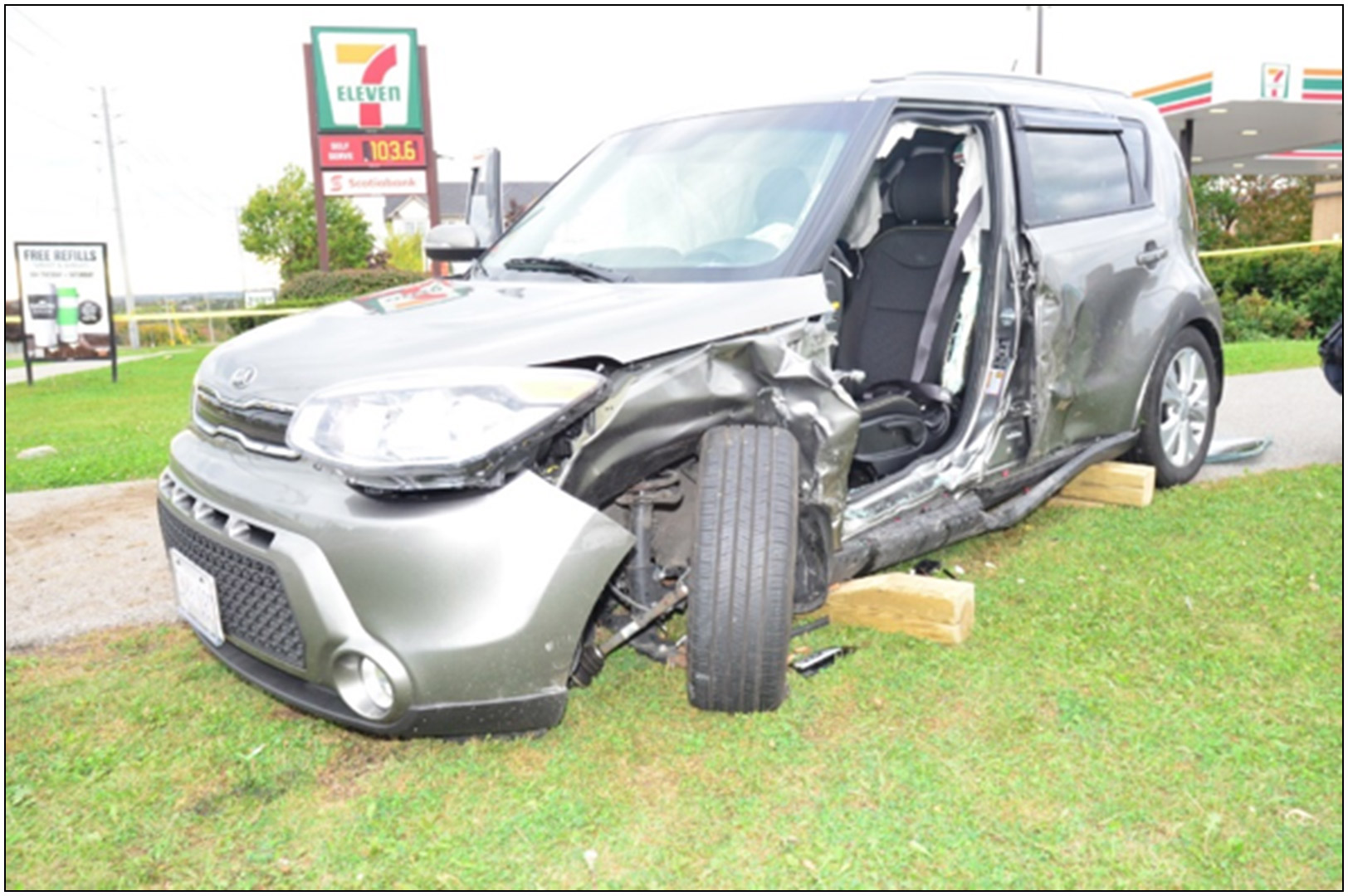 The Complainant’s vehicle.