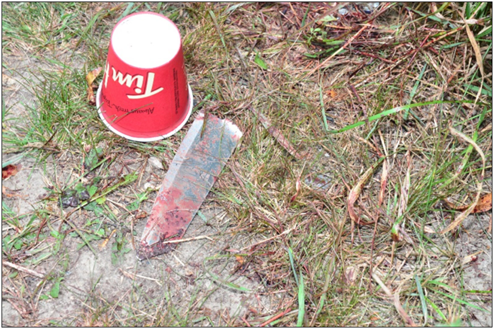 The blade used by the Complainant