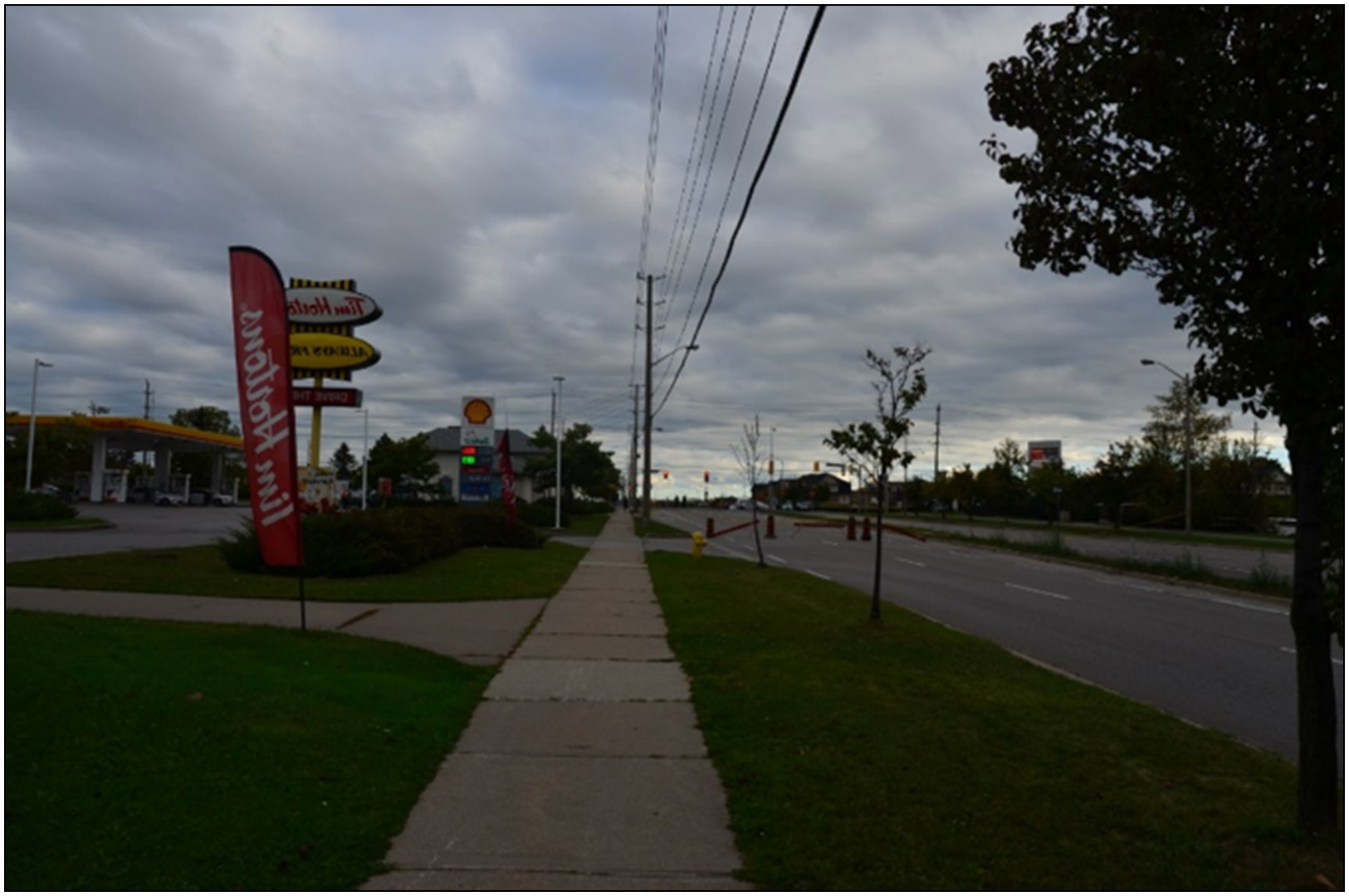 Le Tim Hortons et la station-service Shell