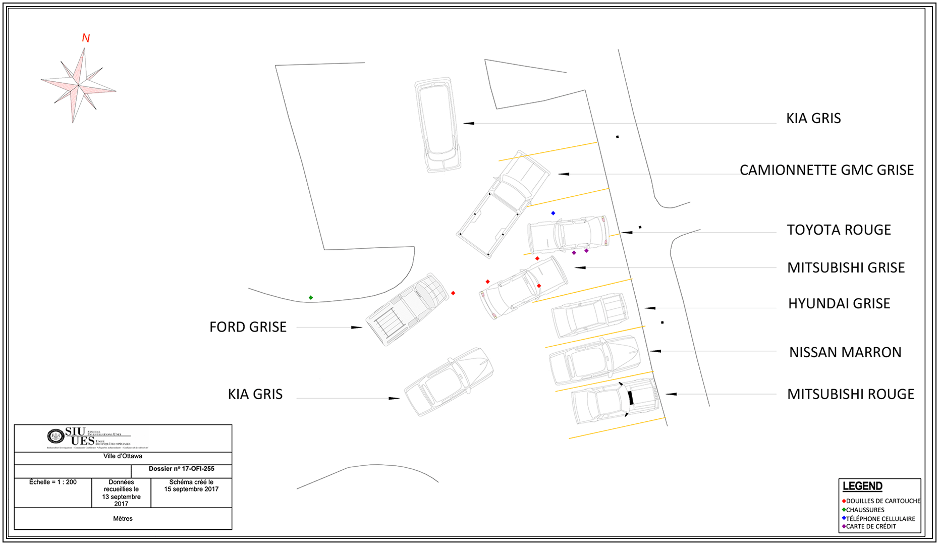 Les lieux de l’incident