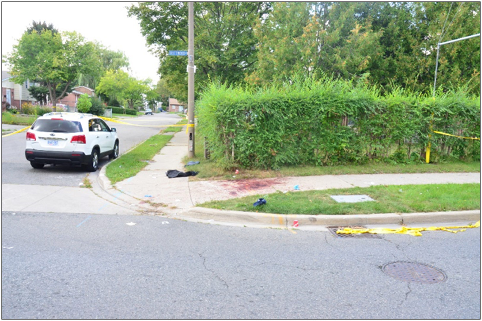 Les lieux de l’incident