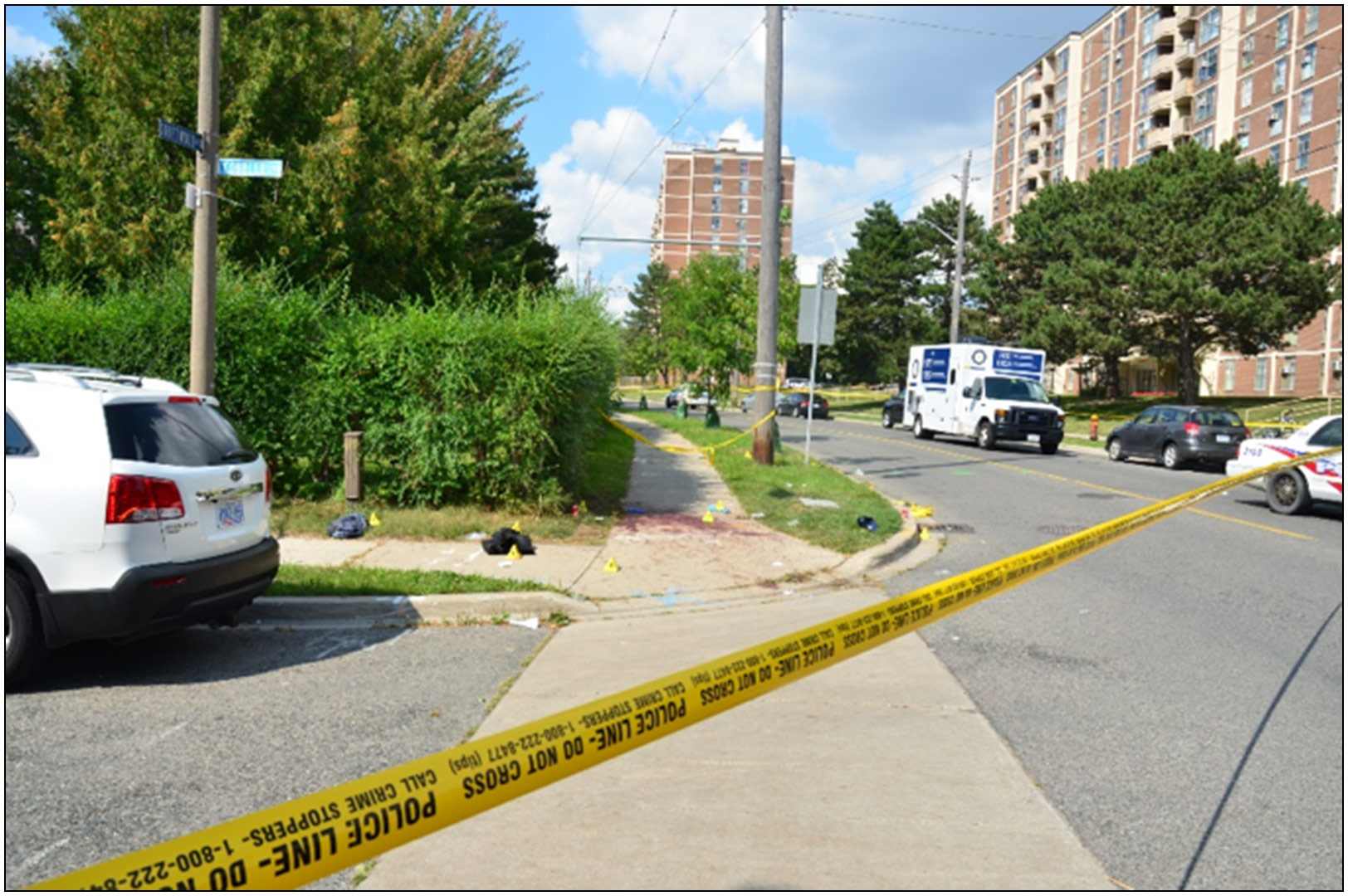 Les lieux de l’incident