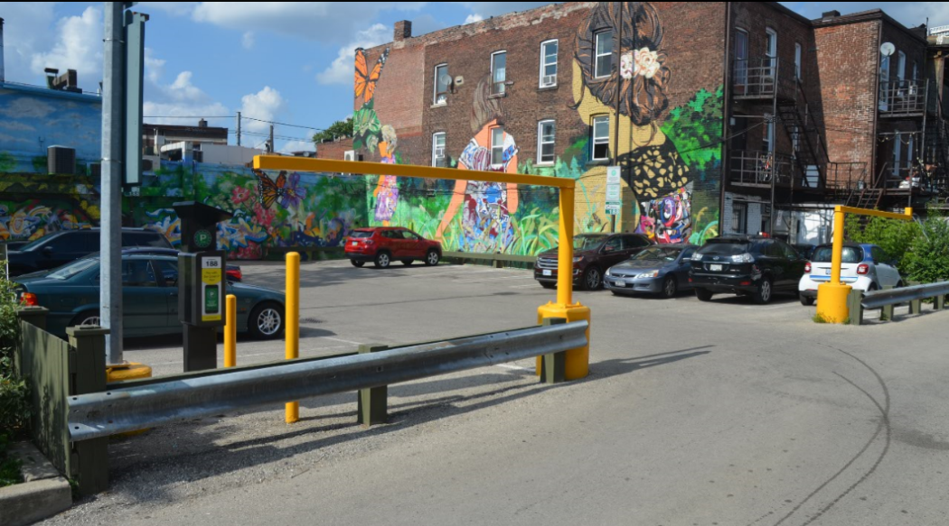 Photo - municipal parking lot at 157 Beatrice Street, just south of College Street in Toronto