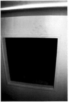 Photo of Attic Entrance in ceiling