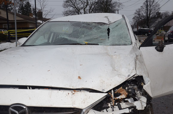 Photo of the damage caused