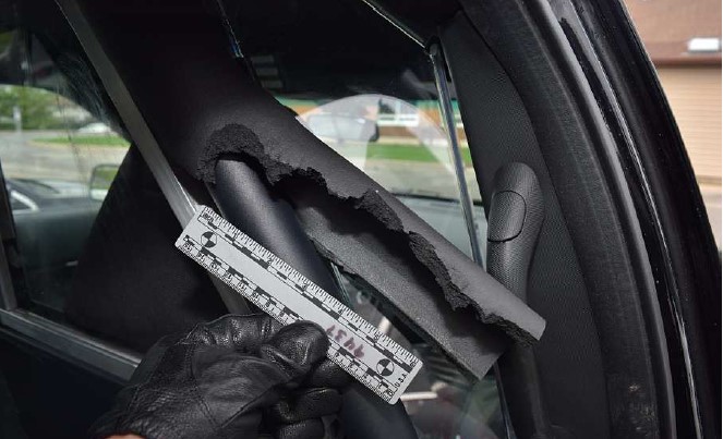 Damage to the NRPS cruiser