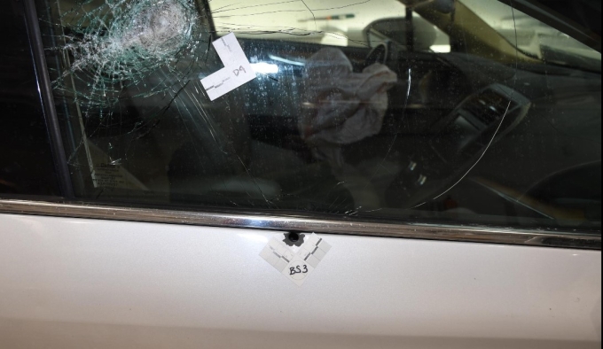Figure 3 - Front passenger door of SUV