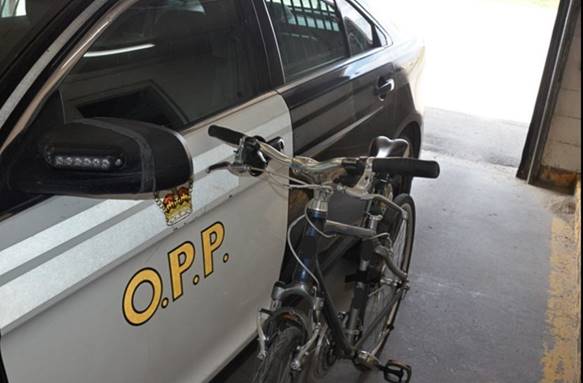 Figure 1 — La bicyclette du plaignant