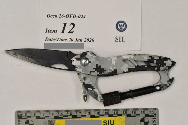Image – Knife collected from scene